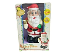 Vintage Manley Santa Claus Mystery Action Figurine Music Movement Christmas 1992