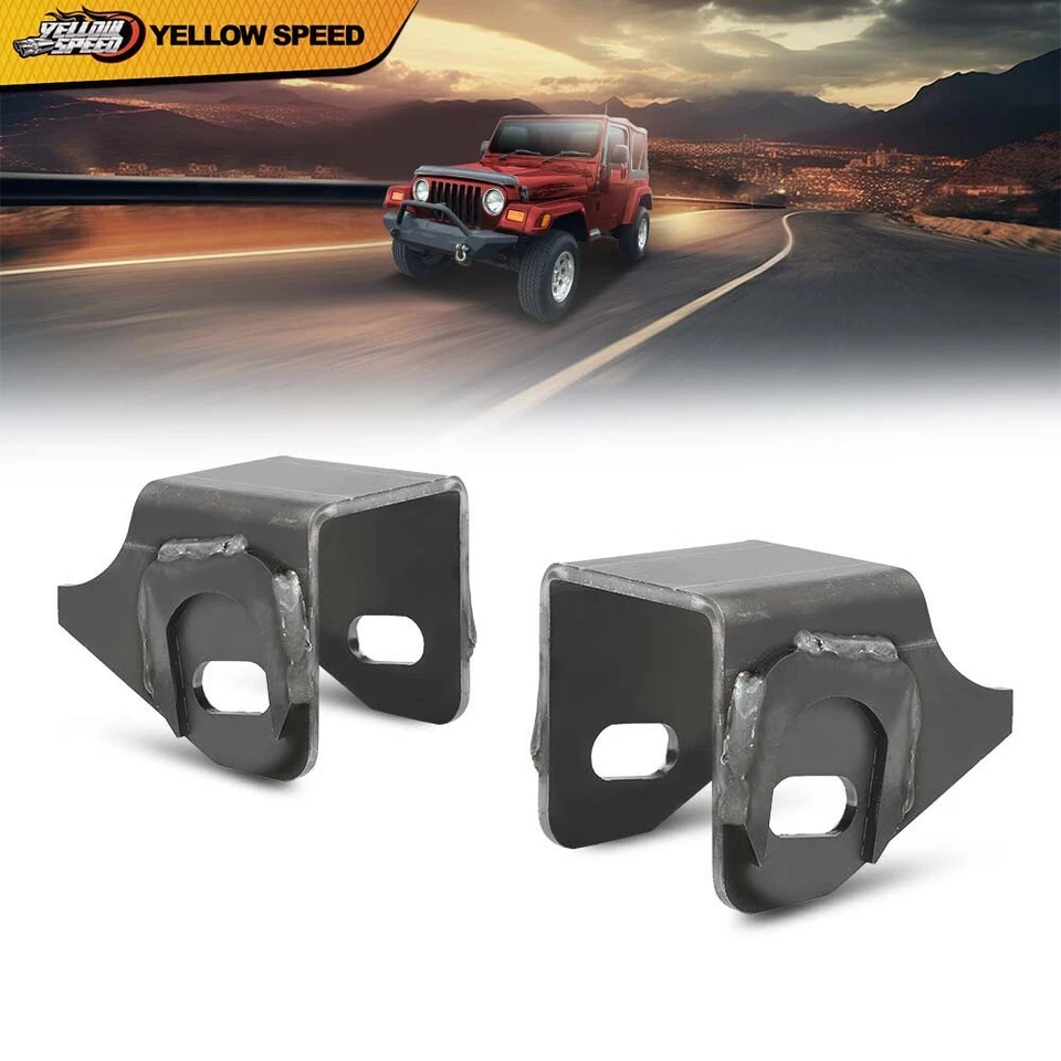 Soportes de brazo de control inferior de alta resistencia aptos para Jeep TJ Wrangler Cherokee Foto 2 de 4