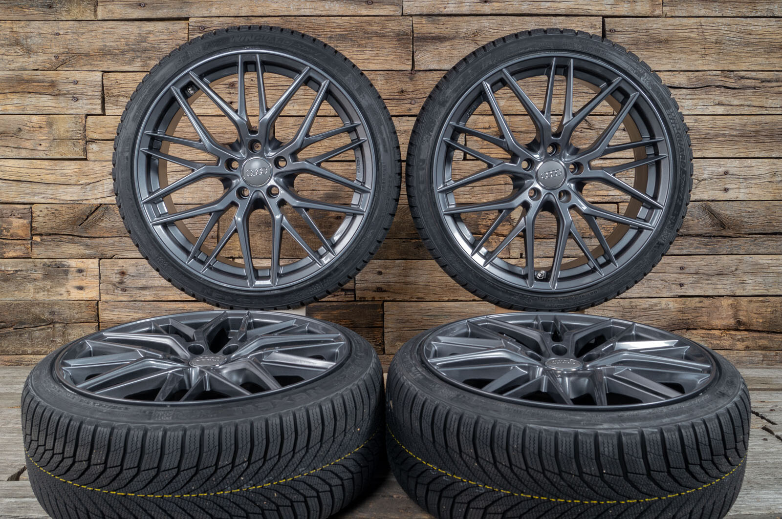Ruote invernali 18 pollici RW01 per Audi A4 S4 A5 B8 B9 Q2 SQ2 Q3 8U TT TTS 8S grigie foto 2