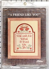 "A Friend Like You" DE COLECCIÓN Tres Agujas Contadas Punto de Cruz Kit 042 SELLADO