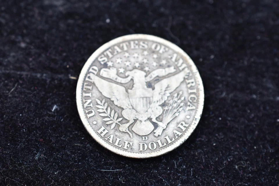 US  1906 D    BARBER  HALF-DOLLAR - Image 2 of 4