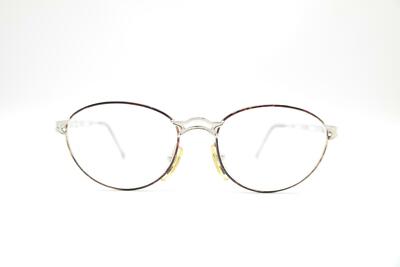 Vintage Cui Boro 52 Rame Argento Ovale Occhiali Montatura Occhiali