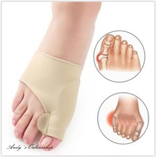 2 Stück Silikon Zehenspreizer PREMIUM Hallux Valgus Korrektur Ballenschutz Fuß