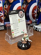 Wizkids Heroclix Raphael 025 Rare With Card TMNT Shredder's Return