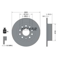 Textar 2X Bremsscheibe 92120903