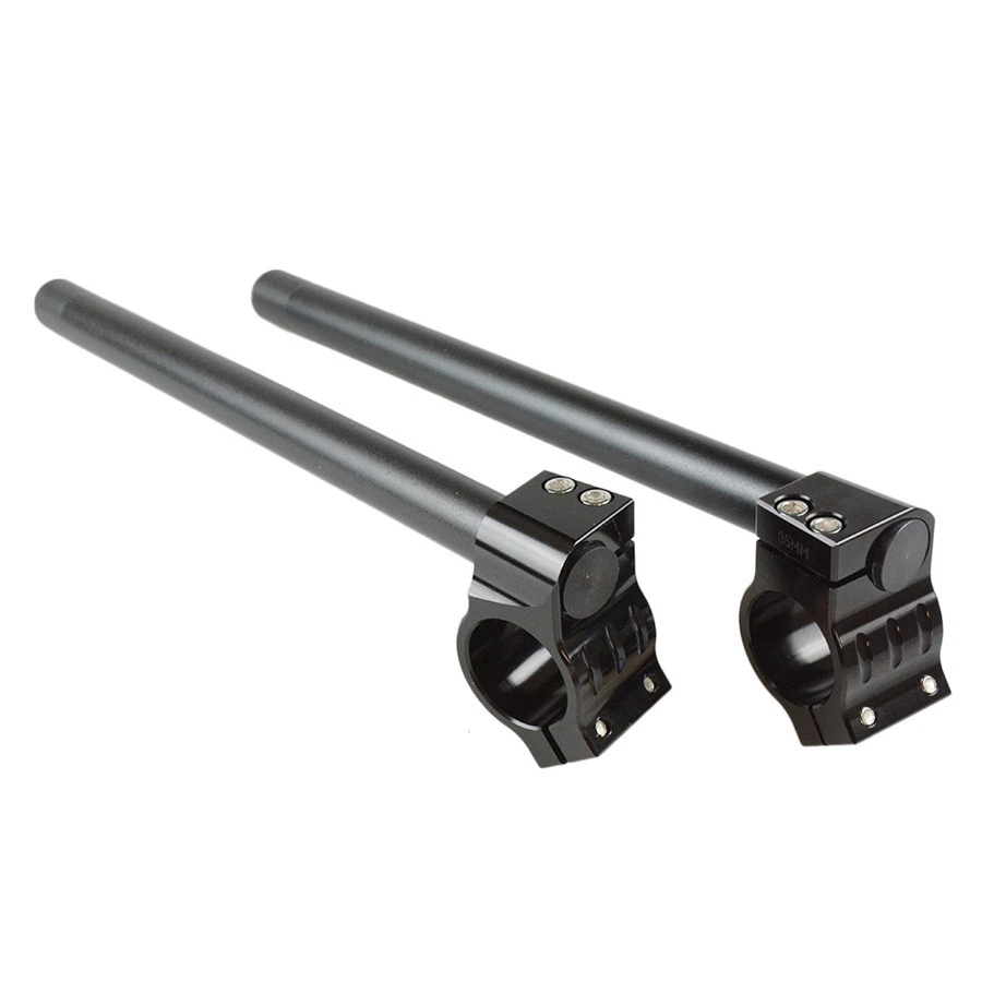 HANDLEBAR, 7/8", CLIP-ON, 35MM, Fork Tube, BLACK, CAFE RACERS, BOBBERS,Universal - Image 4 of 4