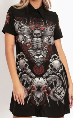 dress in all black like the omen I Put the Omen in Women Crewneck main image 1