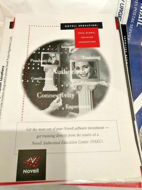 ULTRA RARE SEALED NOVELL NETWARE 4.11 WITH ALL BOOKS AND CD - NONE ON EBAY RM4 - Image 4 of 4