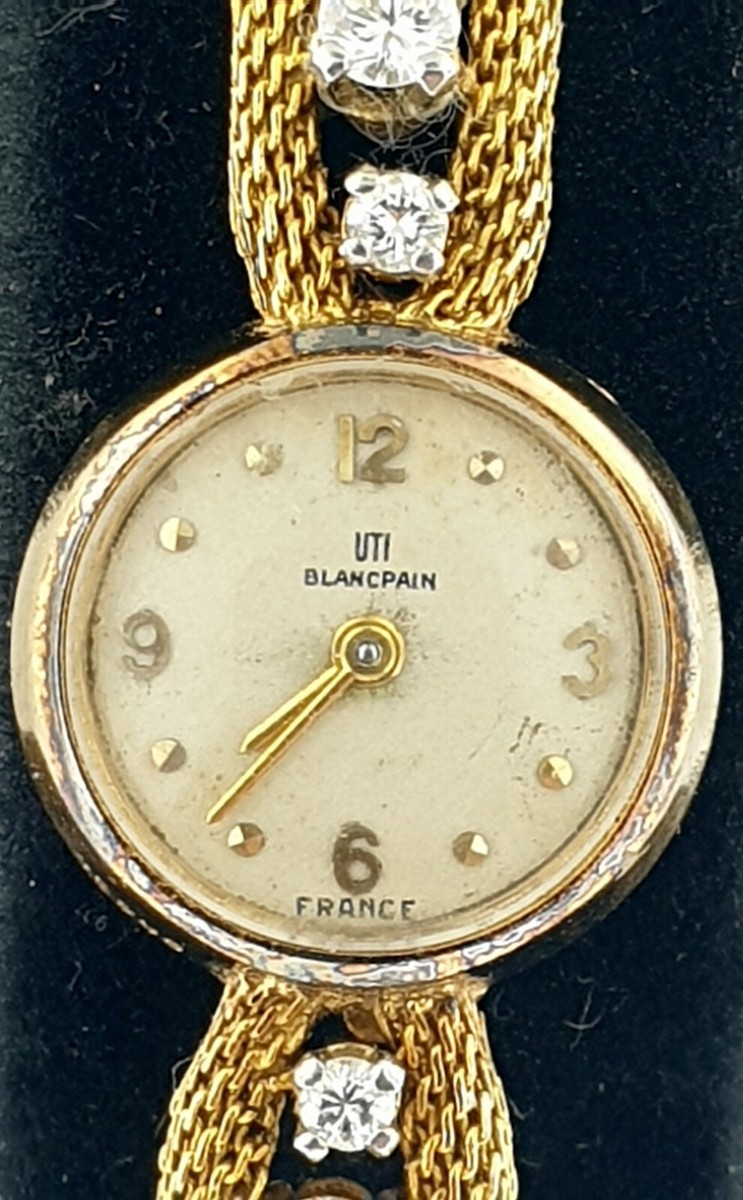 Vintage BLANCPAIN 3ct VS G Diamond Ladies 18k Yellow Gold Watch Blancpain Vintage Diamond 18K Yellow Gold main image 3