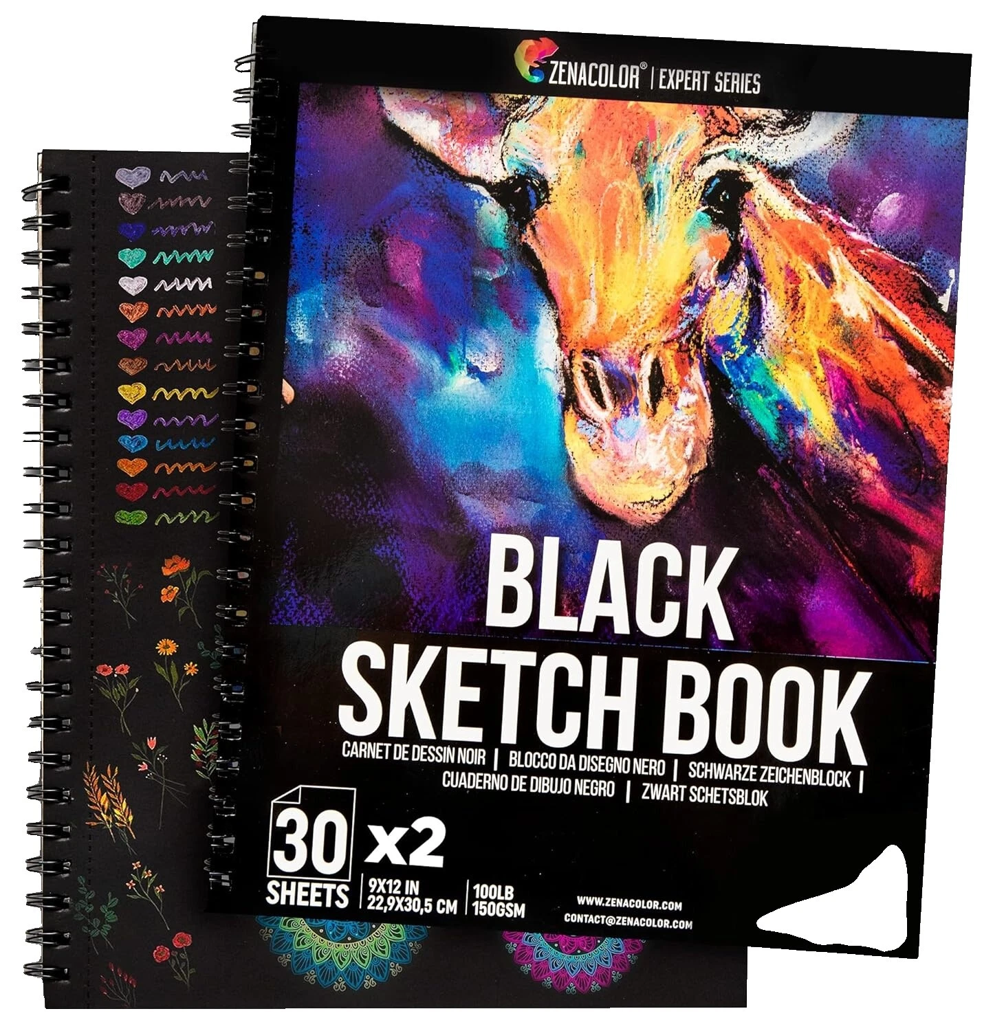 Libros de arte Negro Sketch