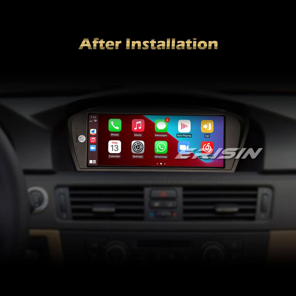 8.8” Android 13.0 Autoradio GPS Navi BMW 3er E90 E91 E92 E93 5er E60 E61 E63 CIC - Bild 2 von 4