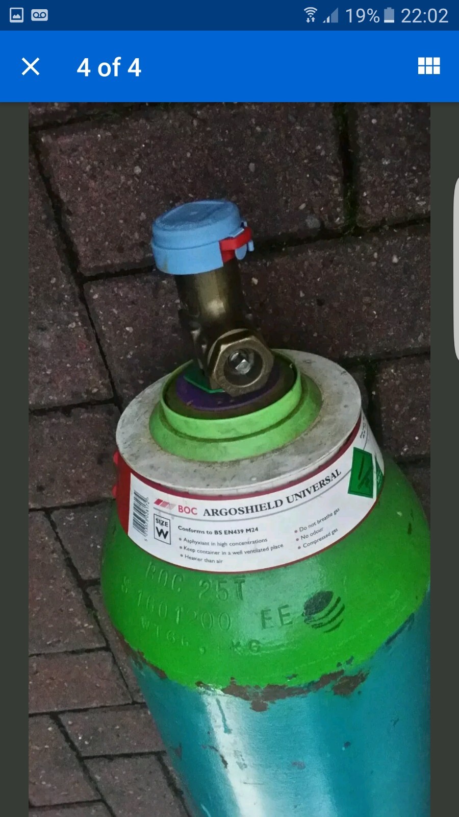 argon universal mig gas bottle eBay