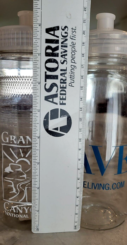 Lote/2 Botellas Deportivas Acrílicas Agua Grip-n-Sip Agua/Bebidas Frías con Tapas; 24 Oz/8" - Imagen 19 de 24