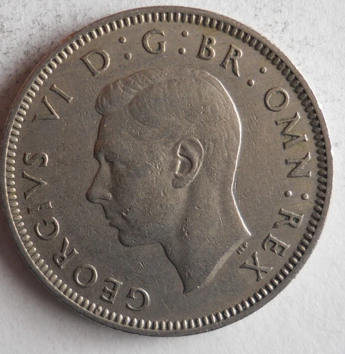 1950 GREAT BRITAIN SHILLING - English Crest - FREE SHIP - Bin #998 - Image 2 of 2