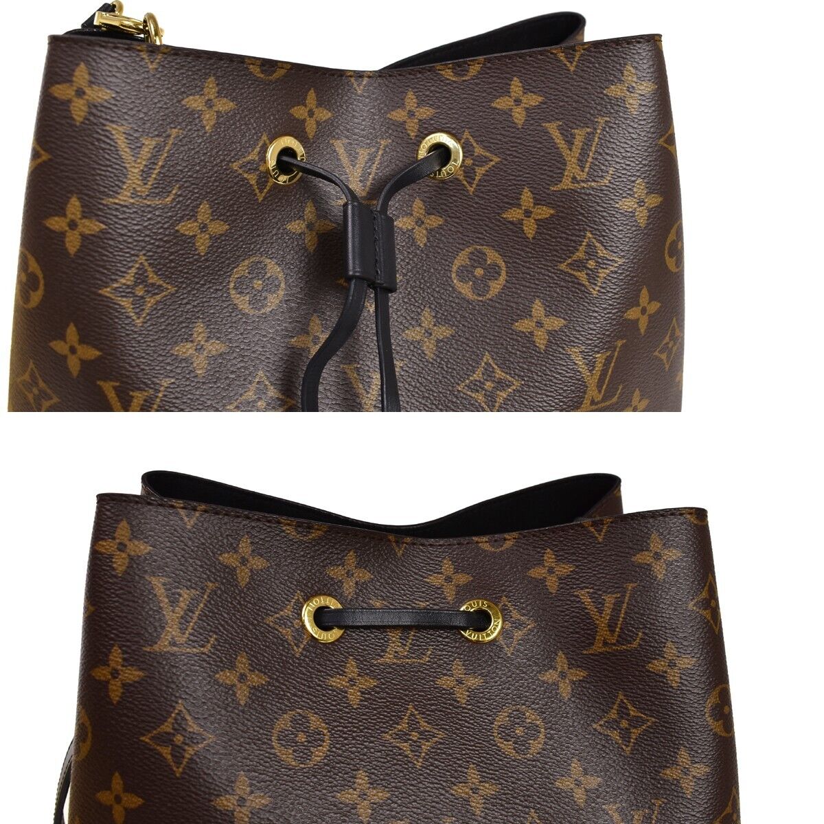 LOUIS VUITTON Neo Noe MM Drawstring Shoulder Bag Monogram M44020