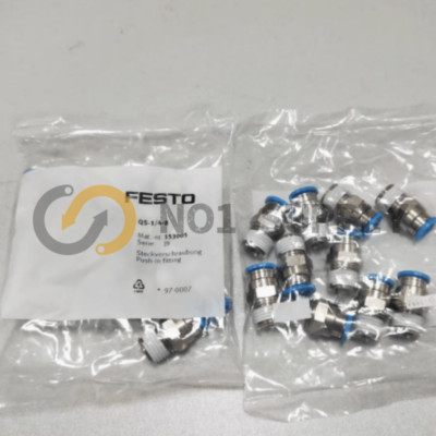 10PCS NEW FESTO QS-1/4-8 153005 Push in fitting QS Fast delivery