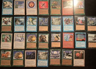 30 X Iceage Eiszeit Magic The Gathering Karten 1995 Mtg