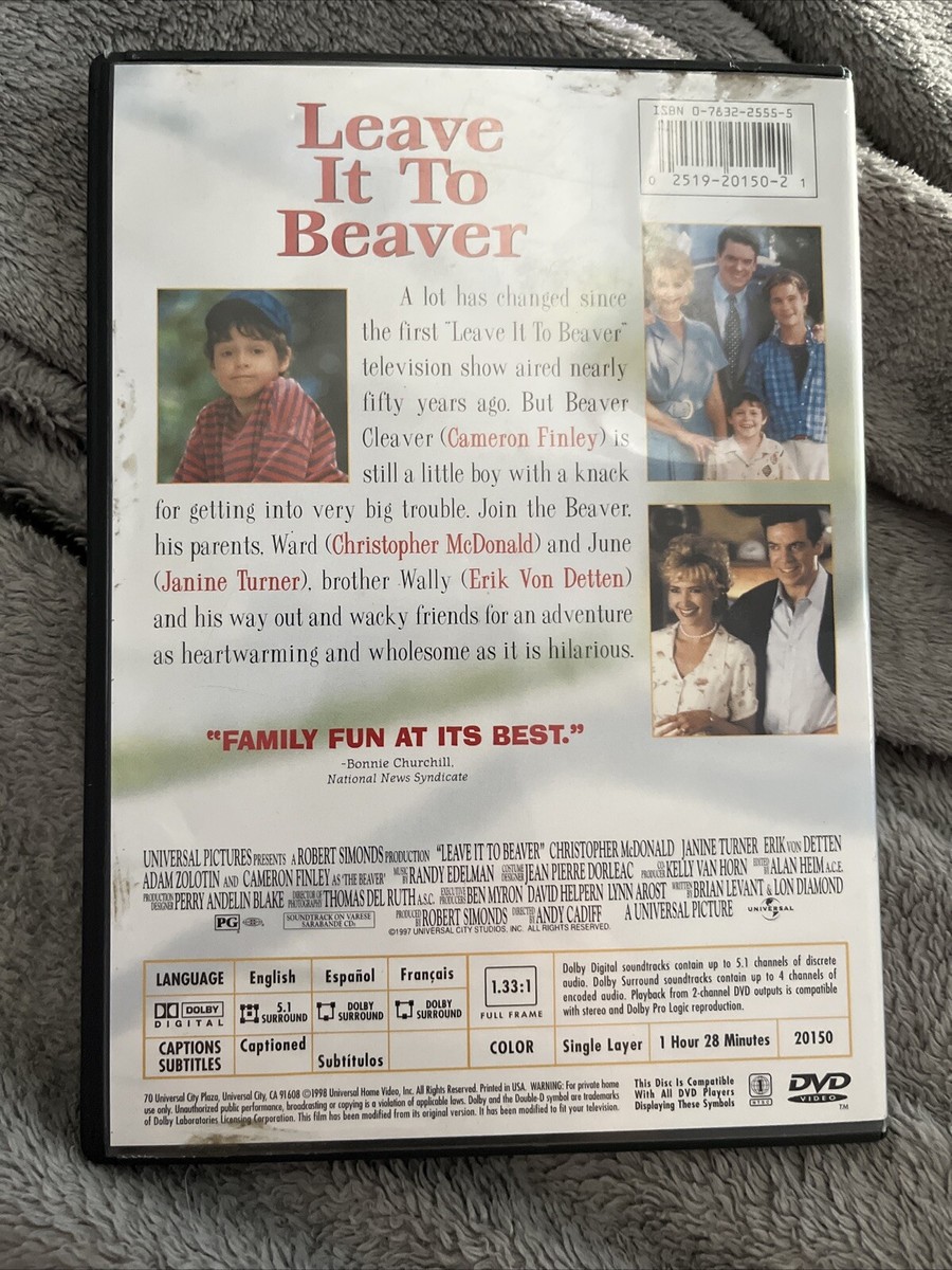 Leave It To Beaver (1997) DVD. Christopher McDonald, Janine Turner