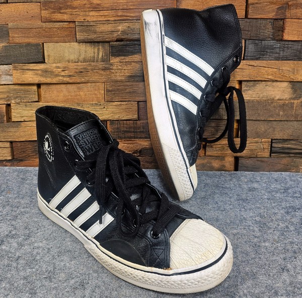 Tenis altos Vision Street Wear de Duane Peters de los 80, talla 6 2