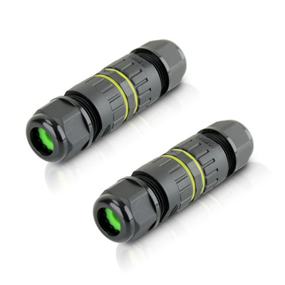 #ad #ad 2 Pole Waterproof Wire Connector IP68 Nylon PA66 Junction Box 2 Pack $15.99