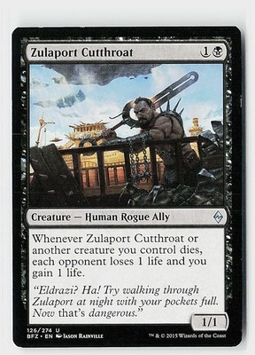 Zulaport Cutthroat U Battle for Zendikar 126 NM