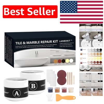 Efficient Shower & Bathtub Repair Kit - 3.7 OZ Color Match for Flawless Finishes