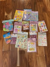 Lot Of Easter Spring Time Stickers Foam, Glitter, Sticker Books Over 800 Sticker