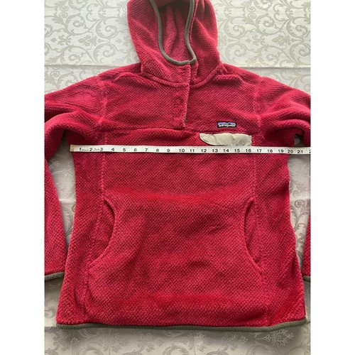 Patagonia Fleece Pullover Hoodie Pink Snap-T Kinder Gr. M - Bild 9 von 9