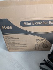 Image of AGM Mini Exercise Bike Desk Arm Leg Pedal Machine