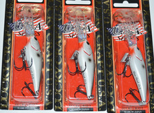 3 lures lucky craft slim shad d-9   2.75"  floating bass crank or tennessee shad