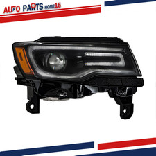 HID Headlight Black Housing For Jeep Grand Cherokee 2014-2015 Right Side