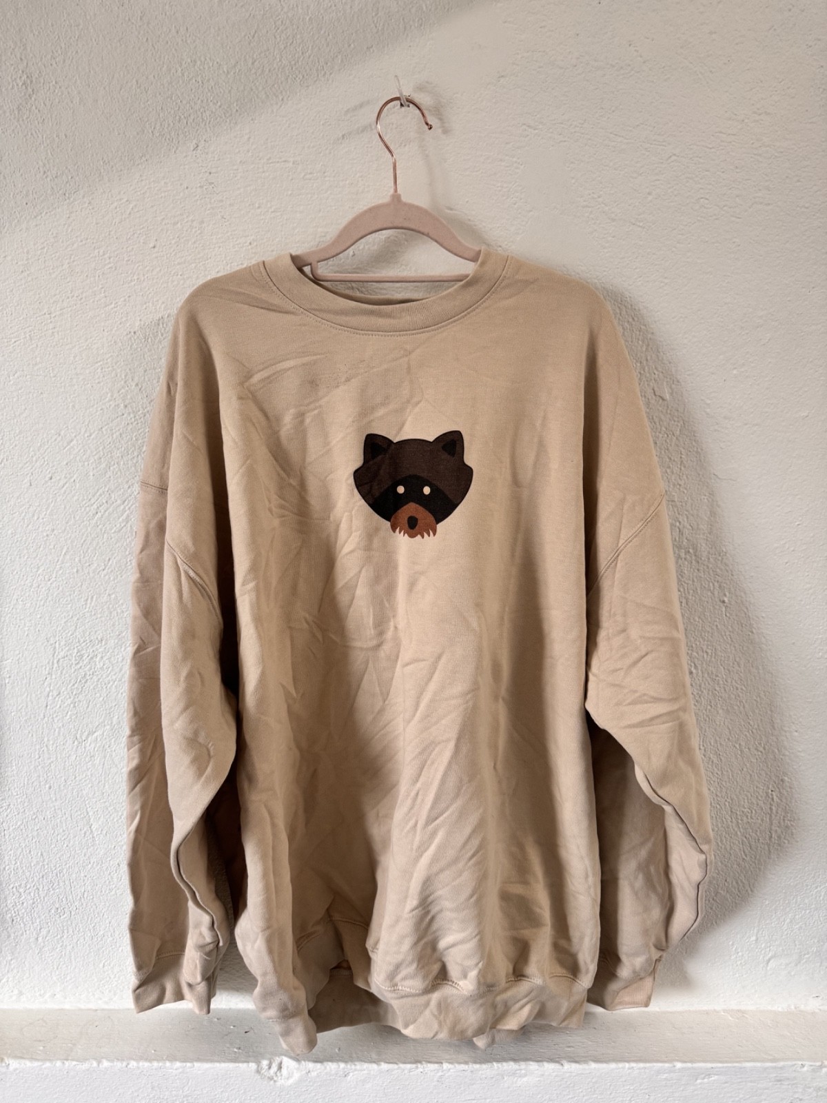 Raccoon Adults Sweatshirt Moonrise Kingdom Wes Anderson 3XL
