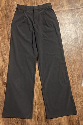 NEW Vuori Elevation Pewter Trouser Pants Womens XS High Rise Wide Leg Stretch