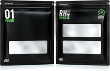 5 Pack 1 Pound Terpene Curing Bags 58%-62% RH Humidity 2-Way Control Lock & Seal