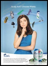 Head & Shoulders 2010s Magazine Print Ad 2011 Alyson Hannigan Actress Hair