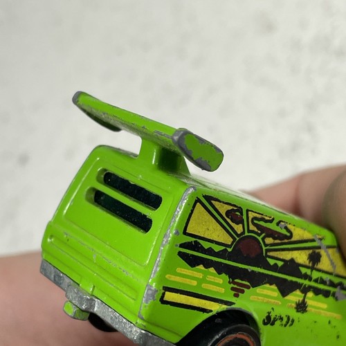 Hot Wheels 1976 Redline Green Van Spoiler Sport Hong Kong - Picture 19 of 22