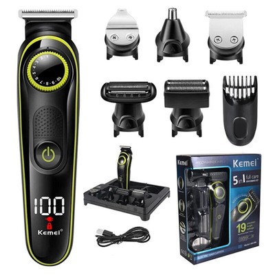 Elektrischer All-in-One Herren Haarschneider Gesichts- und Körperrasierer