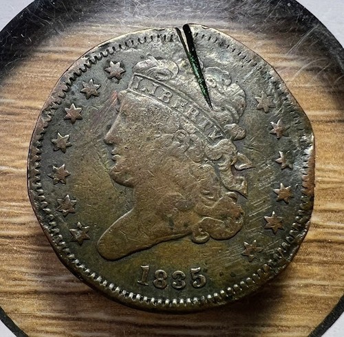 1835 Classic Head Half Cent - Actual Coin Shown - Free Shipping Tracking INV#256