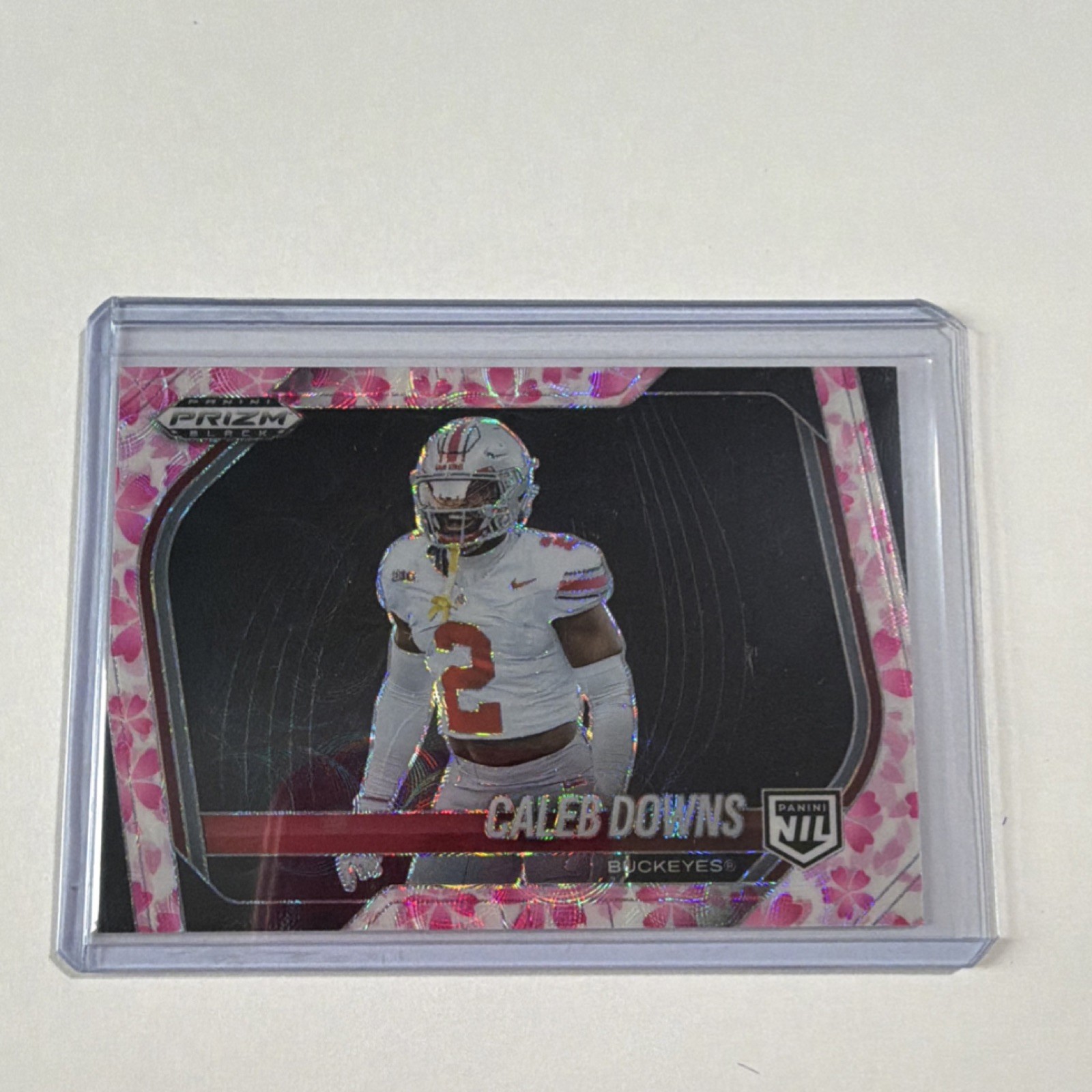 2025 Panini Prizm Black Cherry Blossom Caleb Downs Buckeyes #190 /20