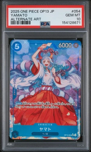 Yamato PSA10 2025 One Piece Japanese Op13-Alternate Art #054