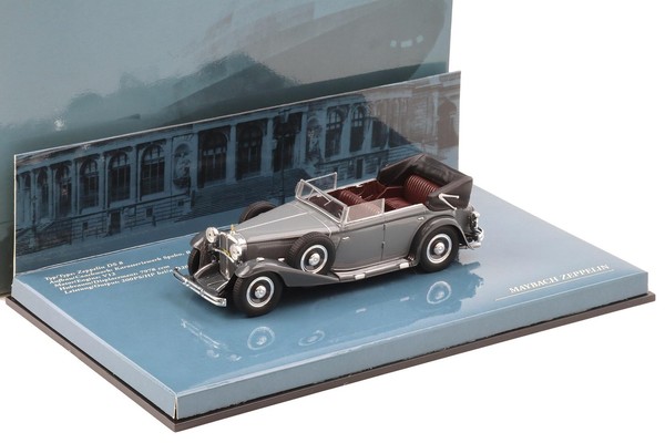 1:43 Minichamps Maybach Zeppelin Open Top Grey-image