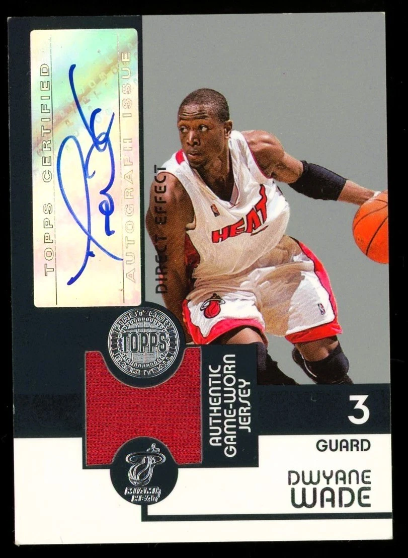 Topps Dwyane Wade Basketball Serial Numbered Sports Trading Card