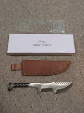 Rite Edge Knife Forged Series Fixed Blade w/Leather Sheath and Box HS-4432