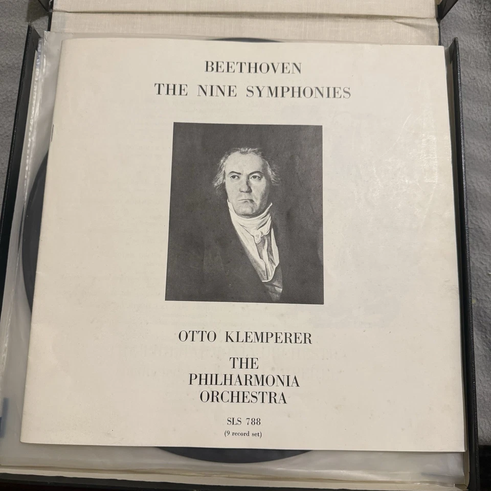 Beethoven’s Nine Symphonies, performed by the Philharmonia Orchestra Box 5x Set - Image 2 of 4
