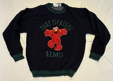 Vintage Sesame Street That Tickles Elmo Sweatshirt-Large