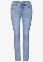 Jeans W30L28 Blau Street One Slimfit Mediumwaist Slimlegs York 380310