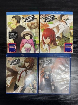Steins; Gate 0 Part 1 & Part 2 Complete Series 8-Disc Blu-ray Set w/ Slipcovers
