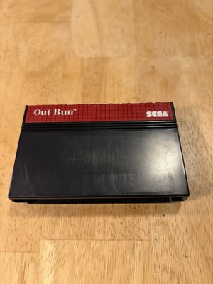 Out Run Sega Master System Game Cartridge