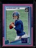 2025 Panini Donruss Jaxson Dart Optic Rated Rookie Preview Pink RC #400 Giants