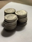 Lot of 42 Roosevelt Silver Dimes mixed dates 1946-1964 3 ounces silver